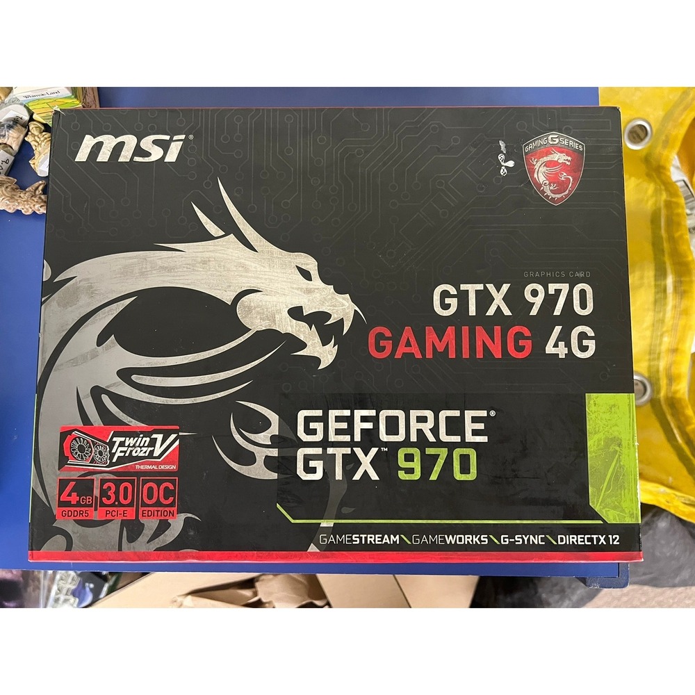 MSI NVIDIA GeForce GTX 970 Gaming 4G Graphics Card 4GB GDDR5 Twin Frozr V OC